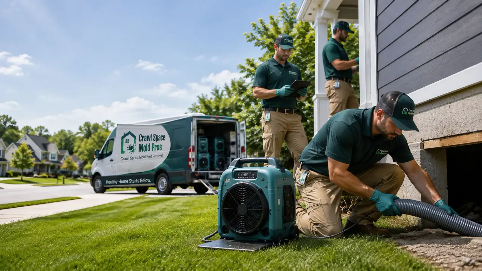 Crawl Space Mold Removal in Bay City, TX